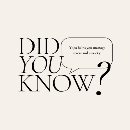 Do you suffer from stress and anxiety?  Yoga may help…